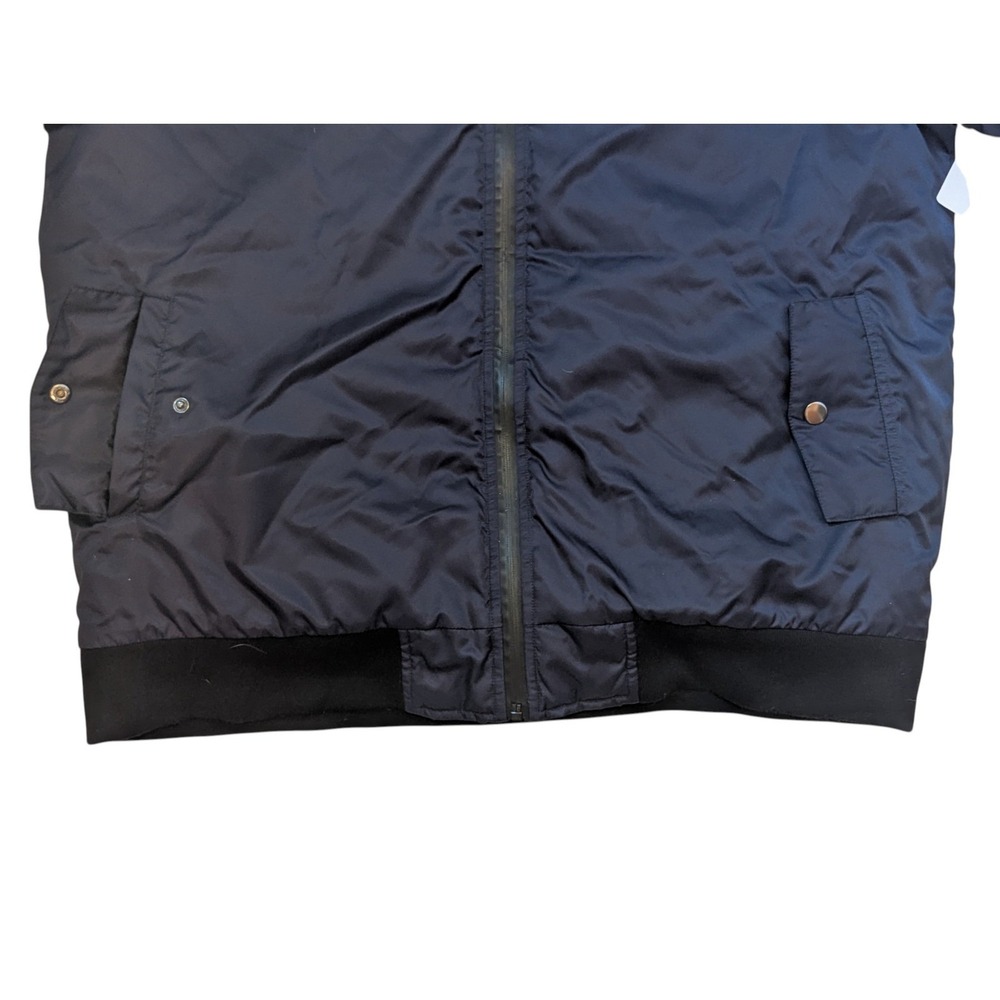 Bench Navyβ Blue Hooded Bomber Jacket Mens XLT Extra Large Tall DEMO JACKET - Picture 15 of 16